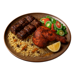Combo 8: Beef Tikka & Tandoori Chicken Kabab